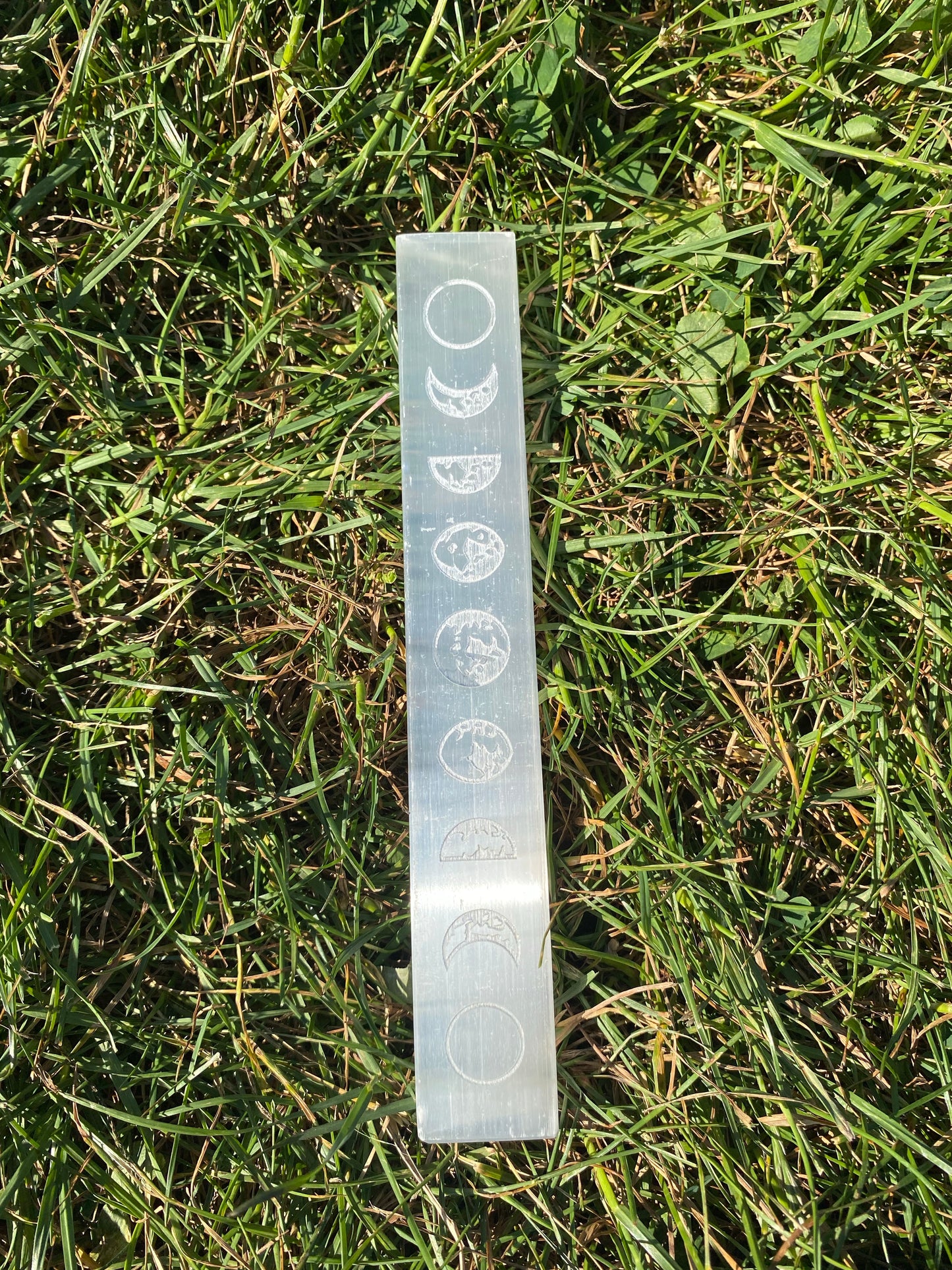 Selenite Moon Phase Wand