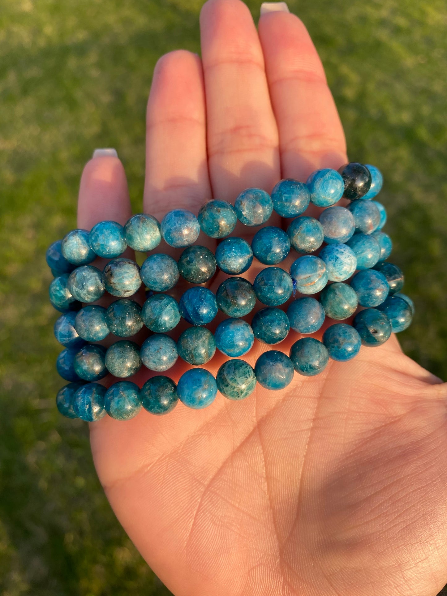 Blue Apatite Bracelet
