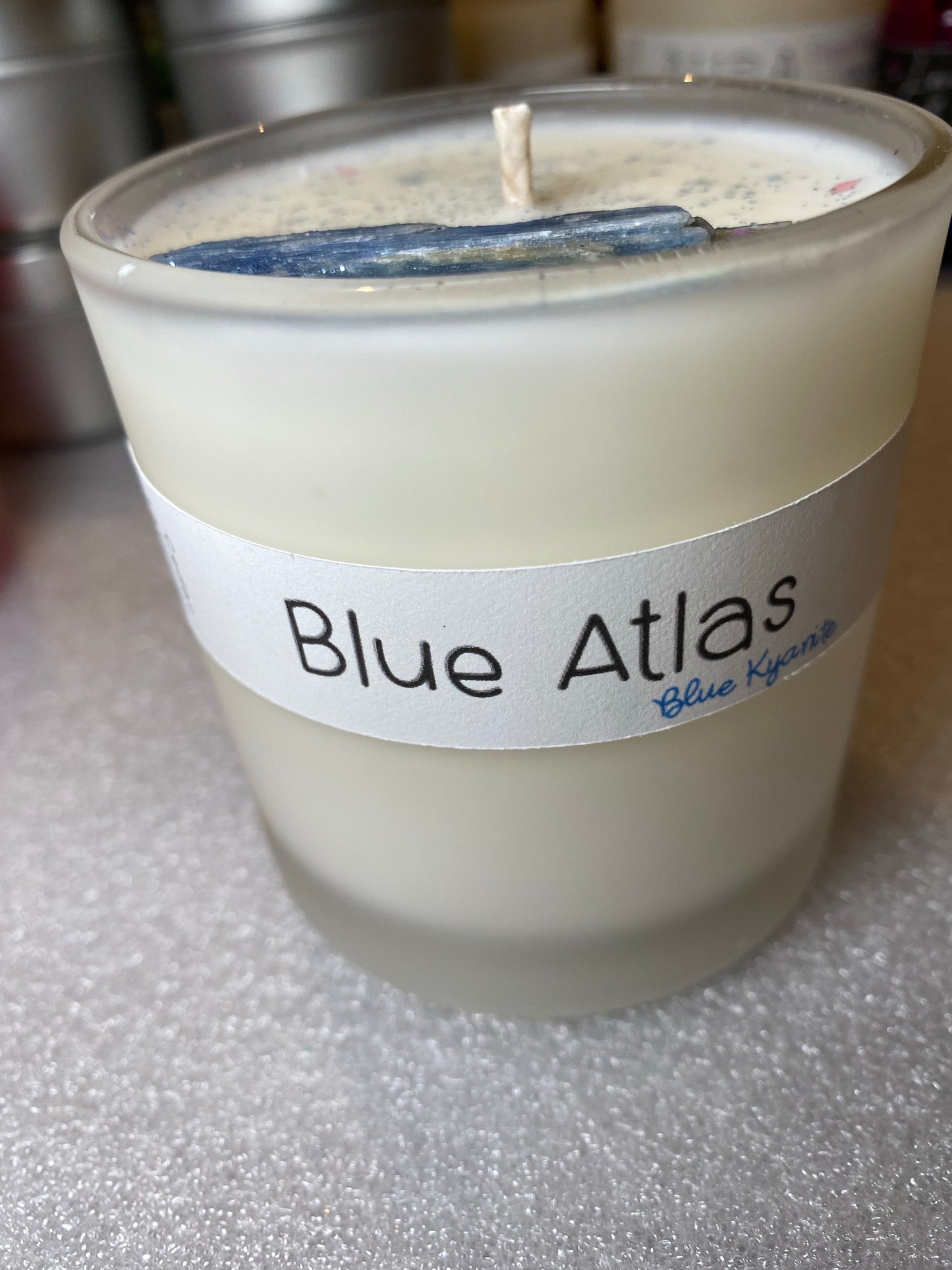 Blue Atlas Candle