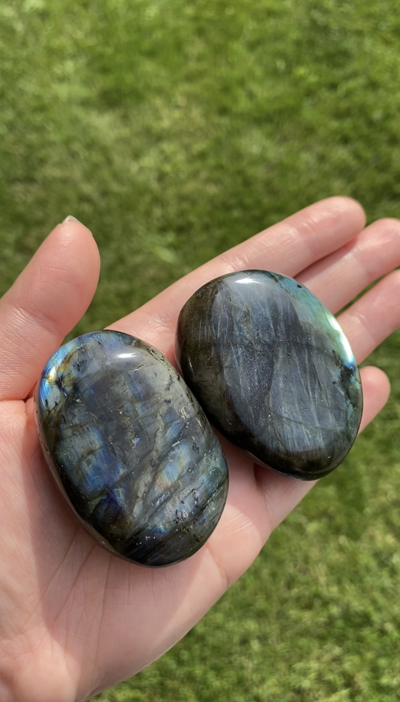 Labradorite Palm Stone