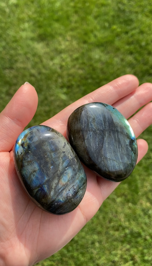Labradorite Palm Stone
