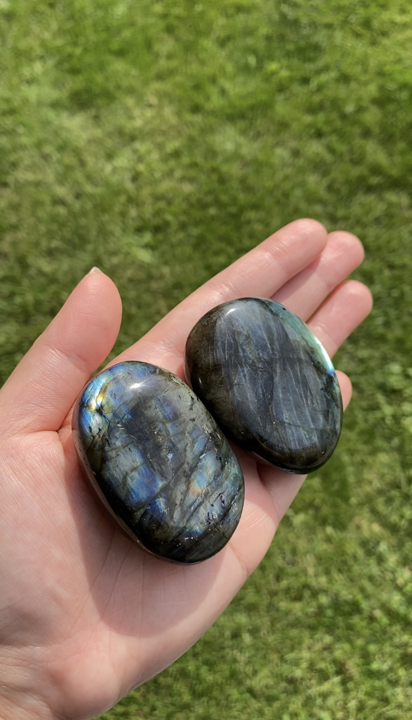 Labradorite Palm Stone