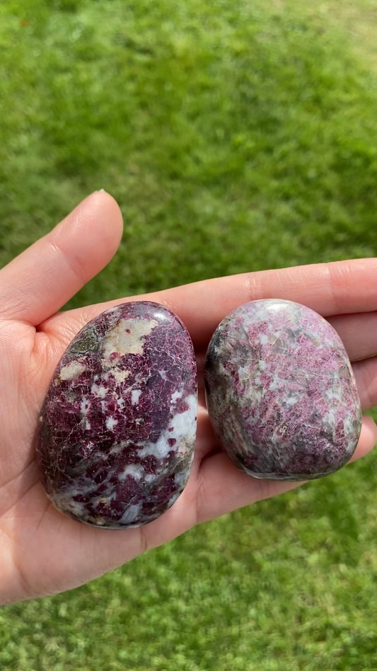 Rubellite Palm Stone