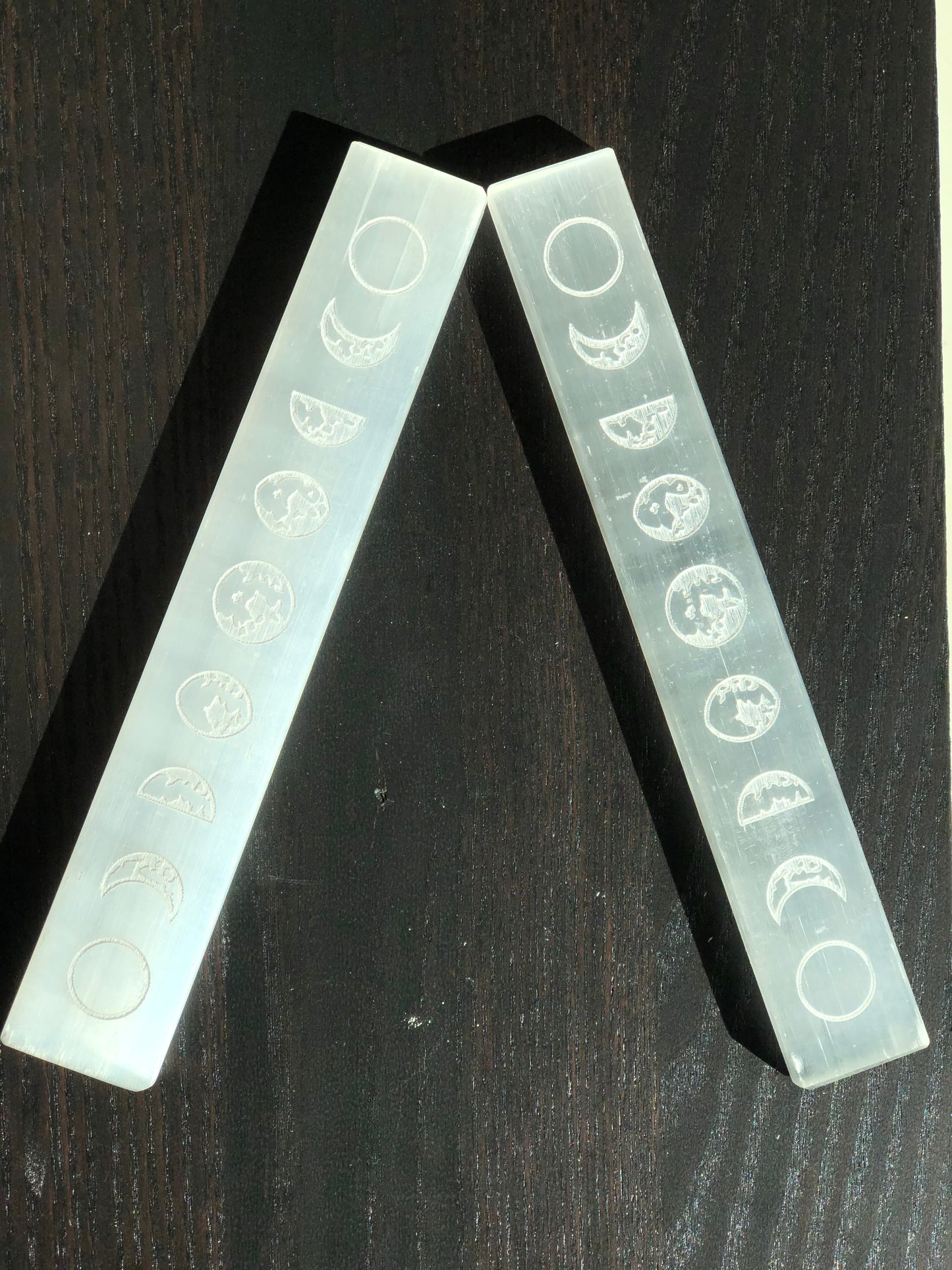 Selenite Moon Phase Wand