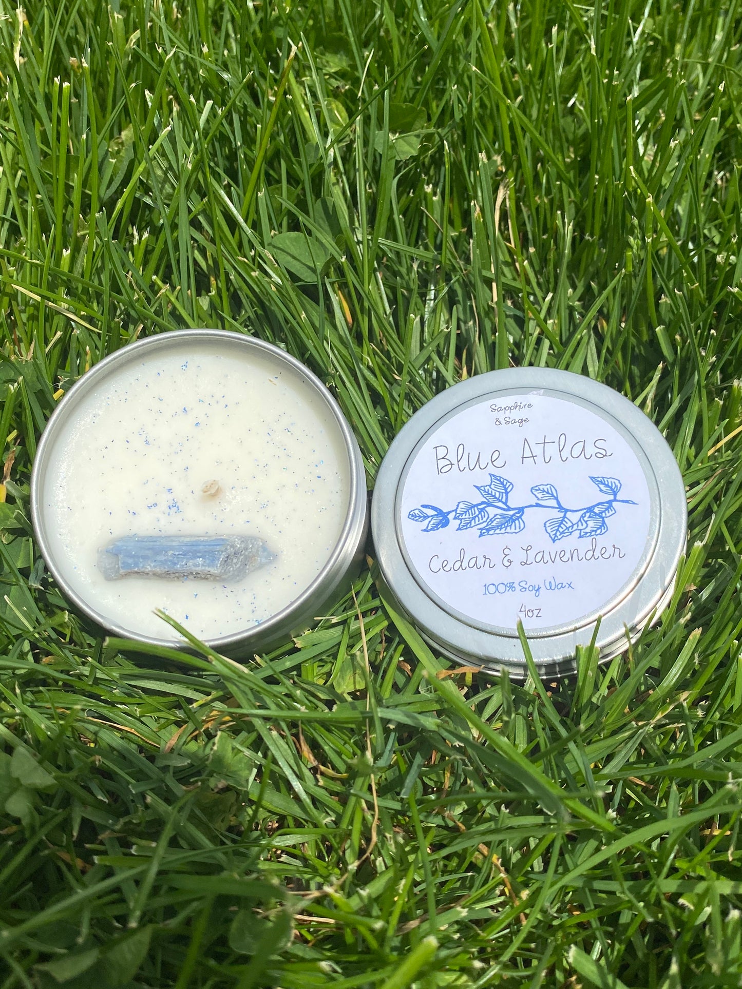 Blue Atlas Candle