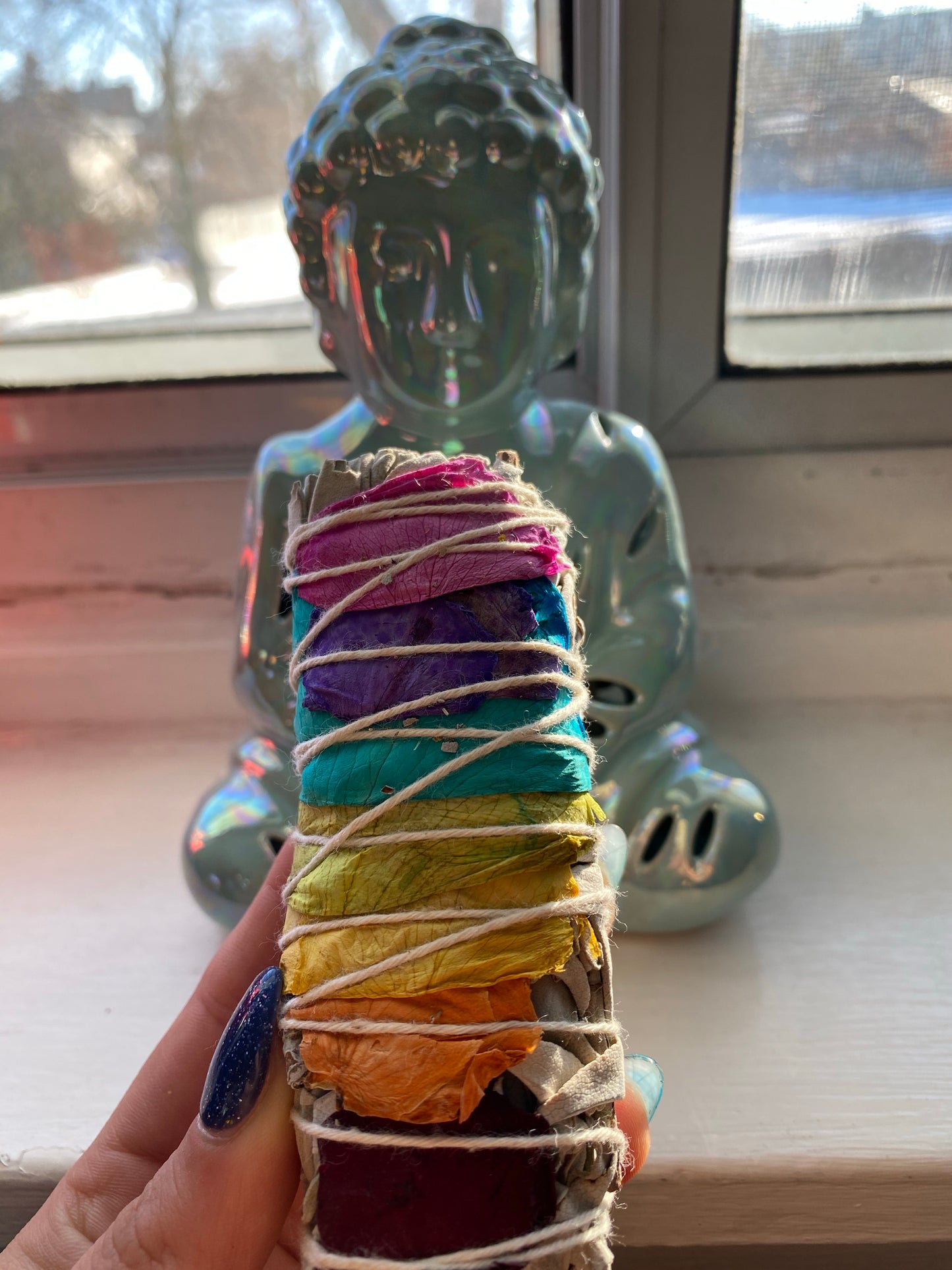 7 Chakra Rose Petal and White Sage