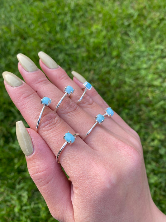 Larimar Rings