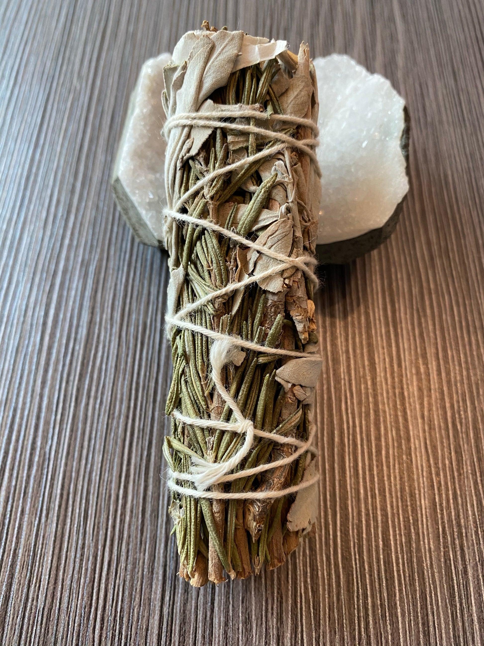 rosemary &  white blue sage incense burning meditation peaceful wellness holistic spiritual  Indigo Fluorite Tower metaphysics crystal gemstone crystal shop canadian local meditation manifestation spiritual healing holistic journey sage smudging palo santo toronto chakras alignment reiki