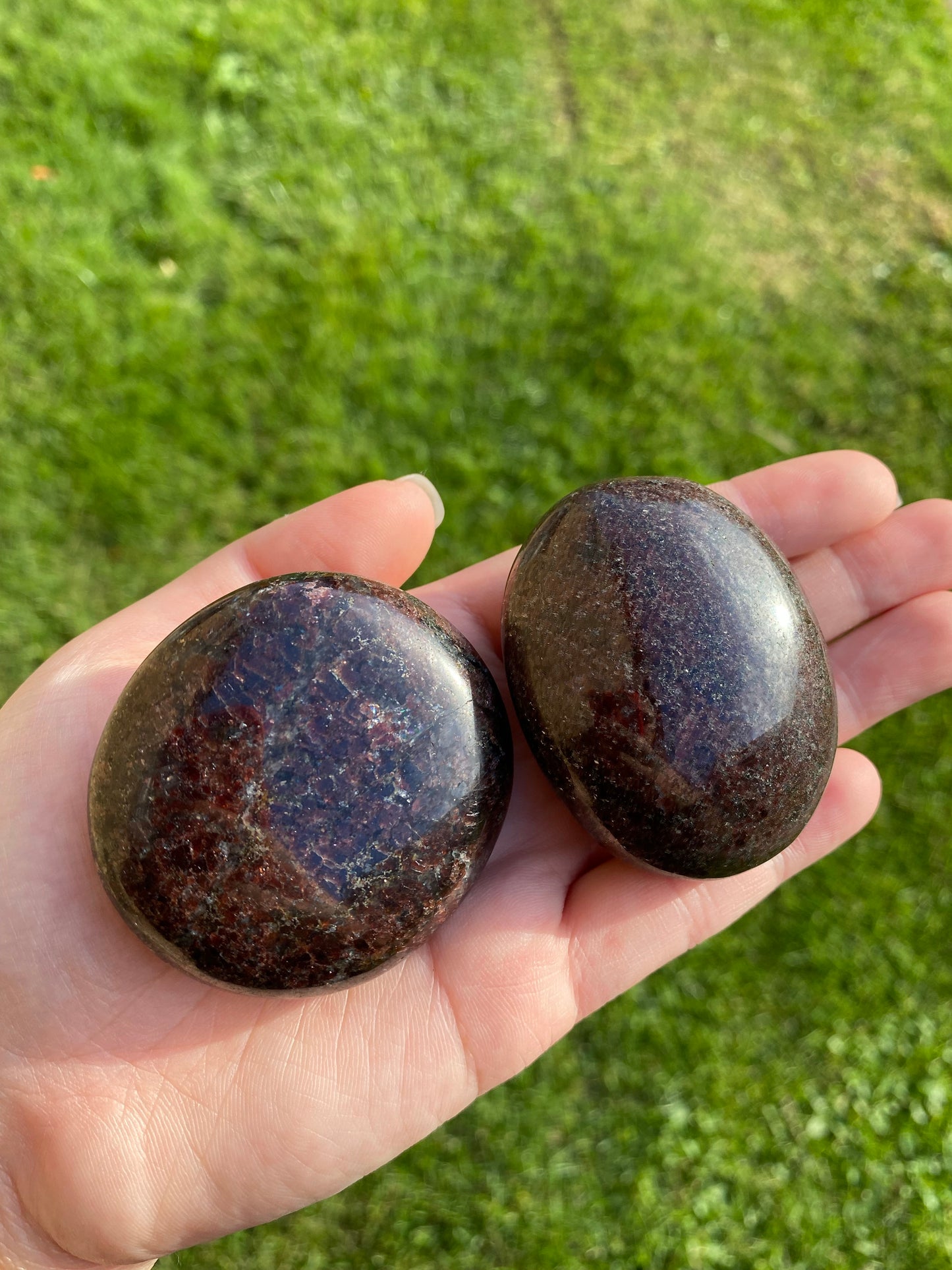 Garnet Palm Stone