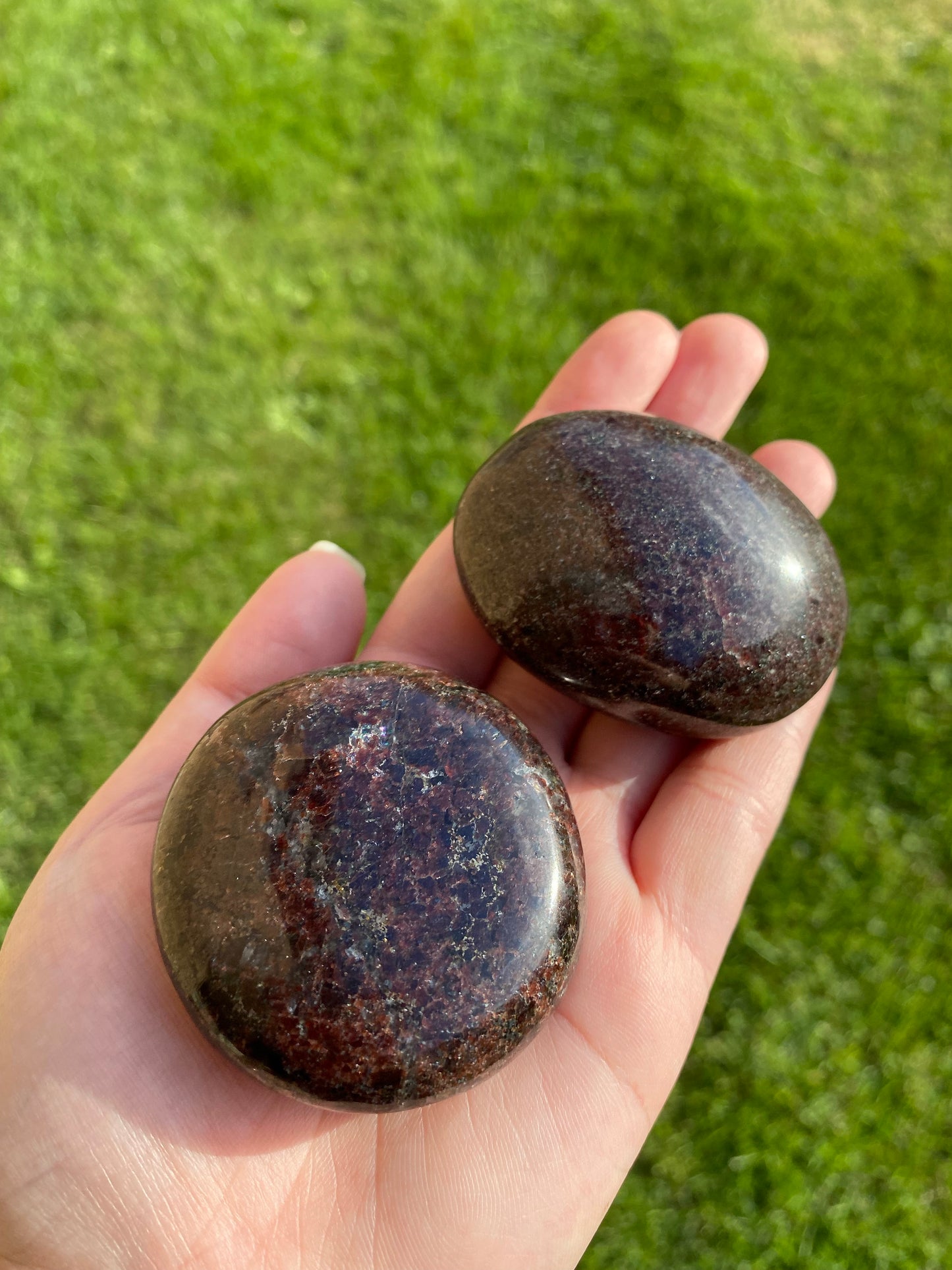 Garnet Palm Stone