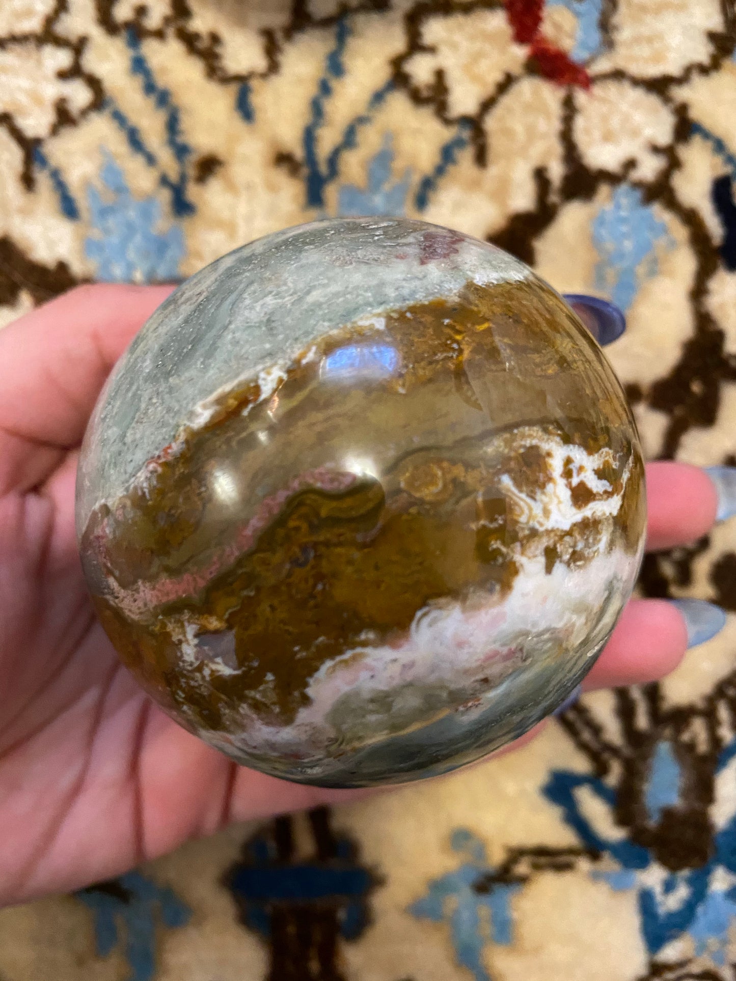 Ocean Jasper Sphere