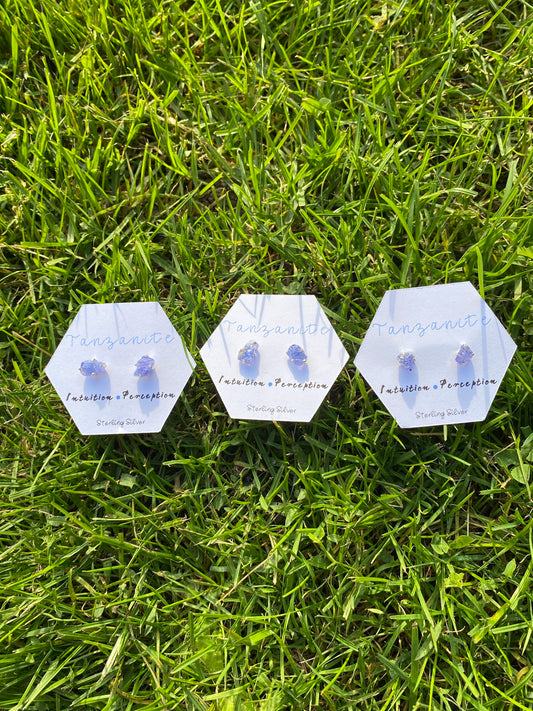 Tanzanite Studs
