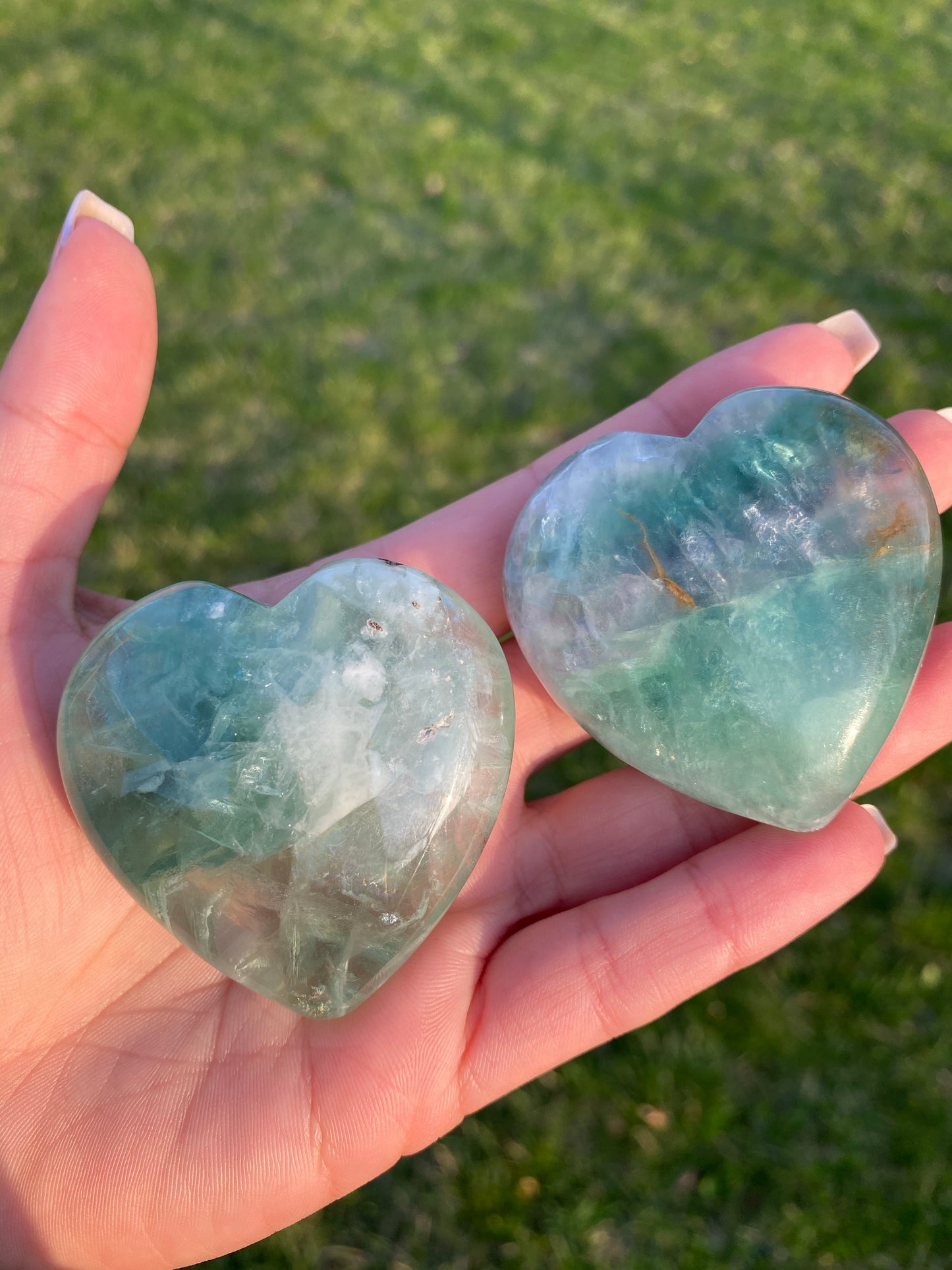 Fluorite Hearts