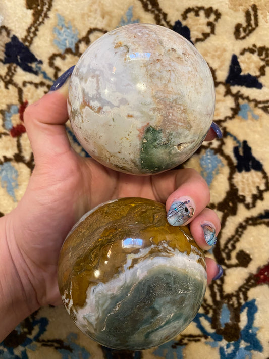 Ocean Jasper Sphere